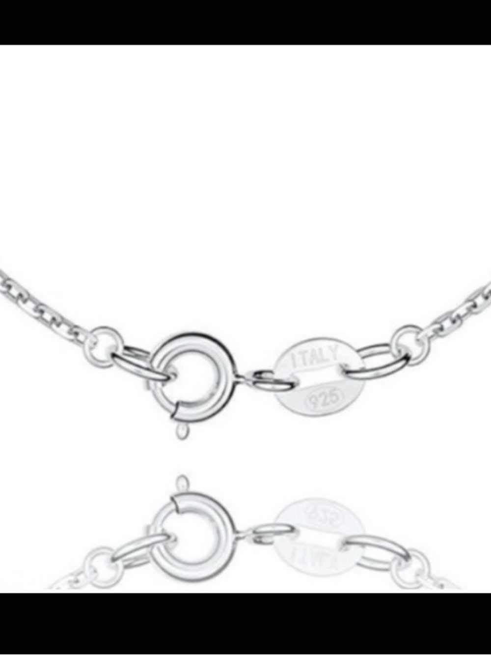 Tiffany & Co. Vintage 925 Ster. Silver Medium Keyhole Heart Lock Necklace 22mm - Picture 8 of 8